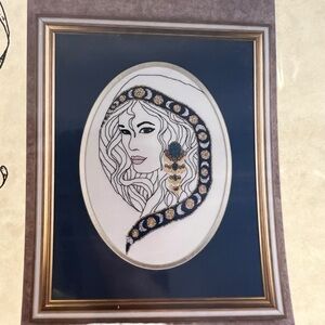 Fanta Cat Designs Illusions RARE Cross Stitch Chart RHIANNON Mythical‎ Celestial